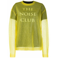 McQ Swallow Suéter The Noise Club - Amarelo