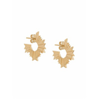 Meadowlark August hoop earrings - Dourado