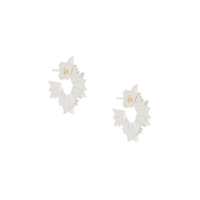 Meadowlark August hoop earrings - Prateado