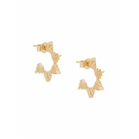 Meadowlark Maiden hoop earrings - Dourado