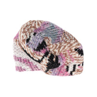 Missoni contrast knitted hat - Rosa