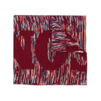 Missoni Echarpe com logo bordado - Vermelho