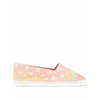 Missoni Espadrille com bordado - Rosa