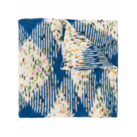 Missoni geometric cashmere scarf - Azul