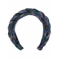 Missoni Headband trançada - Azul