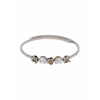 Miu Miu Choker com cristais - Branco