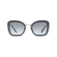 Miu Miu Eyewear Óculos de sol quadrado - Azul