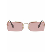 Miu Miu Eyewear Óculos de sol Societè - Dourado