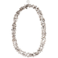 Miu Miu stars chain necklace - Metálico