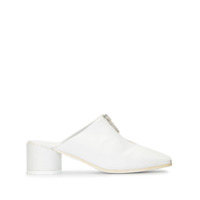 MM6 Maison Margiela Mule com zíper - Branco
