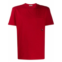 Moncler Camiseta com bolso - Vermelho