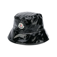 Moncler Chapéu envernizado - Preto