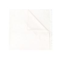 Moncler Echarpe com barra desfiada - Branco