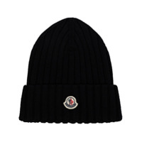 Moncler Gorro de lã virgem - Preto