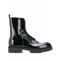 Moschino Ankle boot com cadarço - Preto