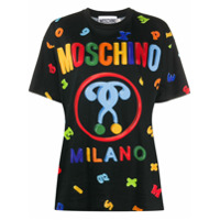 Moschino Camiseta com logo - Azul