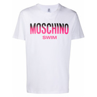 Moschino Camiseta Swim com logo - Branco
