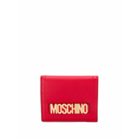 Moschino Carteira com placa de logo - Vermelho