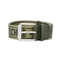 Moschino Cinto com padronagem de logo - Verde
