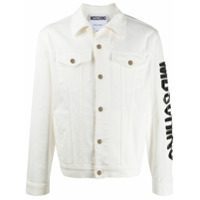 Moschino Jaqueta com logo - Branco