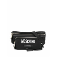 Moschino Pochete com logo - Preto