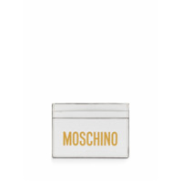 Moschino Porta cartões com logo - Branco