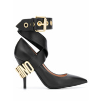 Moschino Sapato com fivelas - Preto