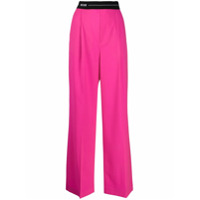 MSGM Calça de alfaiataria pantalona - Rosa