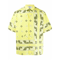 MSGM Camisa com estampa paisley - Amarelo