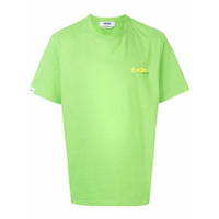 MSGM Camiseta com estampa de logo - Verde