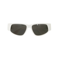 Mykita Óculos de sol retangular Cash - Branco