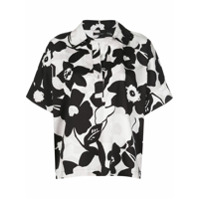 Natori Camisa com estampa floral - Preto