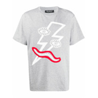 Neil Barrett Camiseta com estampa - Cinza