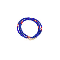 Nialaya Jewelry Pulseira de coral - Azul