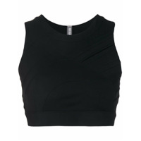 No Ka' Oi Top esportivo com textura - Preto