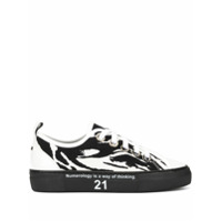 Nº21 Tênis animal print - Branco