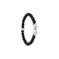 Northskull Pulseira Skull dupla - Preto