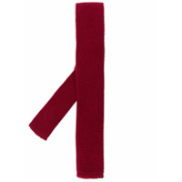 N.Peal Gravata lisa de tricô - Vermelho