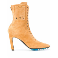 Off-White Ankle boot com cadarço - Neutro