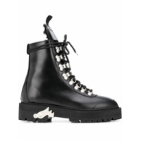 Off-White Bota de couro - Preto