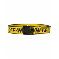 Off-White Cinto mini com logo - Amarelo