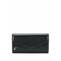 Off-White leather flap wallet - Preto