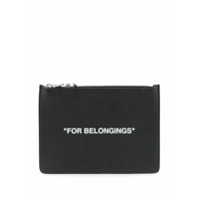 Off-White Necessaire Quote - Preto