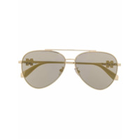 Off-White Óculos de sol aviador - Dourado