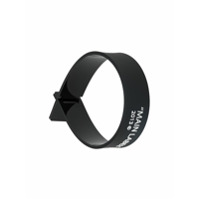 Off-White Pulseira de borracha - Preto