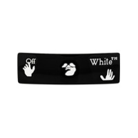 Off-White Tiara com logo - Preto