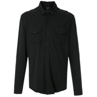 Osklen Camisa solid army - Preto