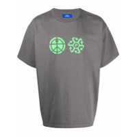 PACCBET Camiseta com estampa de logo - Cinza