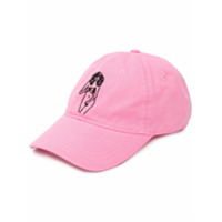 Palm Angels Boné com detalhe bordado - Rosa