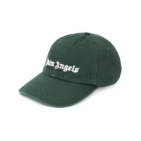 Palm Angels Boné com logo bordado - Verde